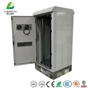 Buy cheap Double Layer 30U Outdoor Telecom Cabinet With Heat Exchanger from wholesalers