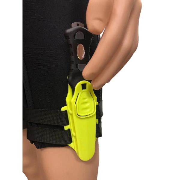 Quality black webbing knife strap for scuba diving for sale