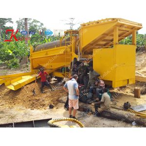Buy cheap Alluvial 2000*2200MM Mini Gold Wash Plant Small Trommel from wholesalers
