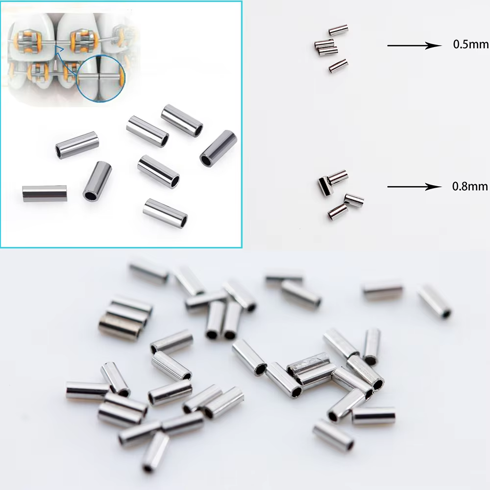 Buy cheap Crimpable MINI Stops Large 0.8mm Small 0.5mm 10 pcs/pk from wholesalers