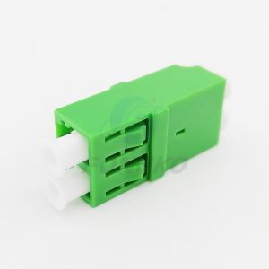Buy cheap Flangeless LC / APC Duplex Fiber Optic Adapter With Plastic Buckle from wholesalers