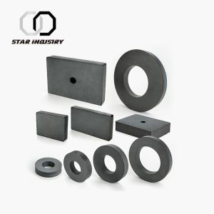 Buy cheap Y30BH Fe2O3 SrO Ferrite ring Speaker Magnet Parts for sale , Block Magnets Mechanical Equipment from wholesalers