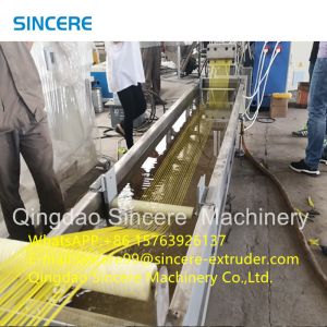 Polypropylene Waste Plastic Pelletizing Line Scraps Recycling Granulation