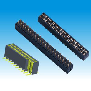 Buy cheap Top Entry Type Female Surface Mount Pin Header Dual Row Electrical Connector from wholesalers