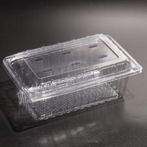Buy cheap Reusable Rectangular Plastic Food Container PET Food Storage Box Plastic Food Storage Container With Lid from wholesalers