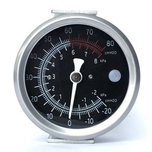 Buy cheap 63mm 8 KPa Zero Panel Mount Pressure Gauge from wholesalers