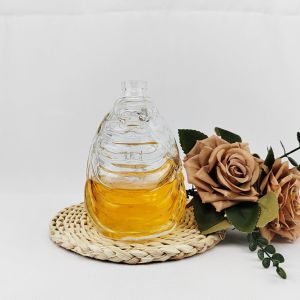 Glass Collar Material Custom Shape Bottle for Whiskey Vodka Rum Tequila Gin