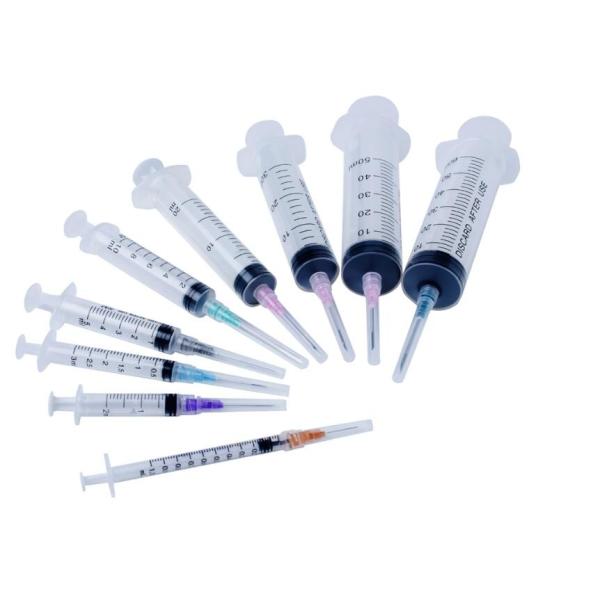 Buy cheap OEM Disposable Medical Syringe Plastic Luer Lock Syringe With Needle from wholesalers