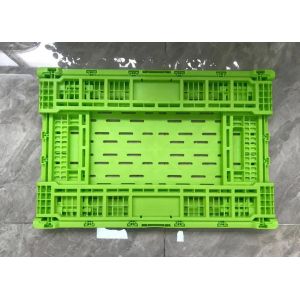 Buy cheap Foldable Mesh Wall Turnover Plastic Storage Crates For Vegetable Fruits from wholesalers