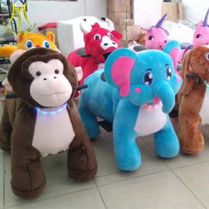 Buy cheap Hansel  stuffed plush animal riding for sales amusement park rides on car from wholesalers