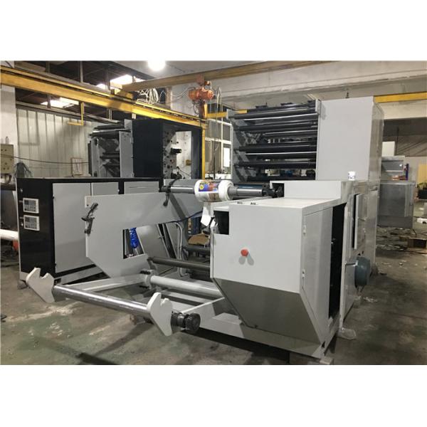 Quality 6 / 4 Colors Flexographic Printing Machine , Flexo Press Machine 100 M/Min Max Printing Speed for sale