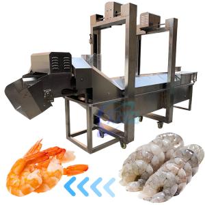 Buy cheap Industrial Shrimp Tunnel Cooker , SUS304 Prawn Automatic Tunnel Cooking Line from wholesalers