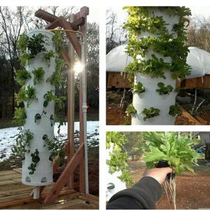 Buy cheap Hydroponic Growing System Garden Farm Greenhouse Vertical Tower Planter from wholesalers