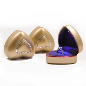 Customized Size Pink LED Light Ring Box for Storing and Displaying Jewelry