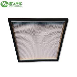 High Efficiency HEPA Media Filter / Glass Filter With Sandwich Wooden Board