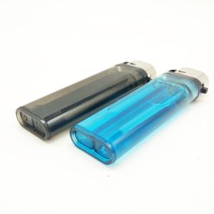 Customizable Disposable/Refillable Flint Plastic Lighter for Cigarette Smoking