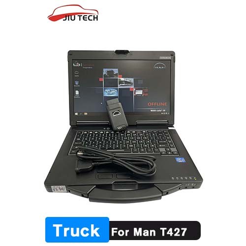 Buy cheap Truck T427 T200 Ethernet Cable Version With Software V14.01 Cf53 Laptop Full Set With Smart Card from wholesalers