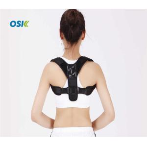 Black Shoulder Posture Support Brace Adjustable Lightweight Breathable