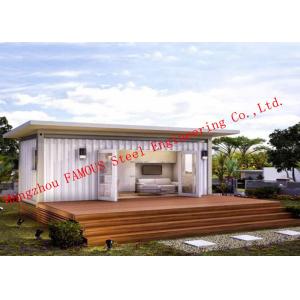 Buy cheap Lightweight 40ft Prefab Container House For Living Accommodation With Painted Surface from wholesalers
