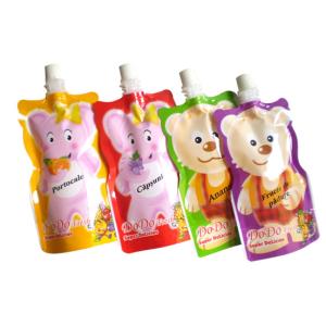 Buy cheap side spout pouch packaging for drink, bottom gusset bag from wholesalers