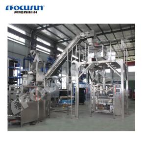 Stainless Steel 304 Ice Packing Machine for Tube Ice and Ice Cubes at 3000kg/hr