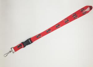 Buy cheap Silk Screen Printing Dye Sublimation Lanyards , Embroidered Lanyard For Whistle product