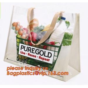 Premium eco wholesale custom print laminated gold metallic polypropylene woven