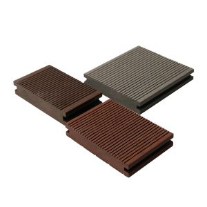 Buy cheap Modern Style Durable WPC Decking UV Resistant Composite Decking for Outdoor Balcony Poolside Smooth Brushed Technics Waterproof from wholesalers