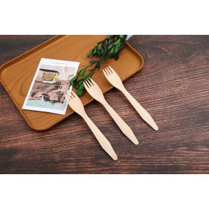 Buy cheap 180MM Size Compostable Wooden Forks For Party And Restaurant from wholesalers