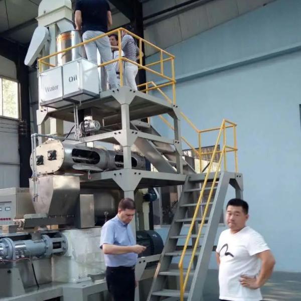 Gear Core Components Tilapia Fish Feed Pellet Making Machine for 120-150kg/h