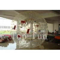 Buy cheap Transparent PVC Floating Inflatable Zorb Ball with 1 / 2 Entrance For Grassland / Playground product