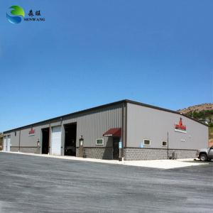 Buy cheap Steel Structure Warehouse with Sandwich Wall Cladding and PVC Windows from wholesalers
