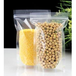 Buy cheap Strong Laminated Stand Up Clear Zipper Pouch Printing Gusset Bag from wholesalers