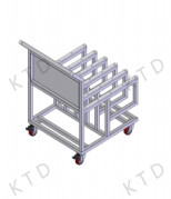 Buy cheap 3 Silent Casters KUTED Transport Trolley designed for Process ENIG/ Hot Air/ Mask from wholesalers