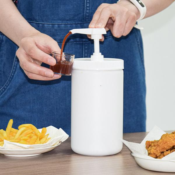 Quality Square Head Syrup Pump Dispenser 5ml 8ml 10ml Dosage For 960ml HDPE Bottle Container for sale