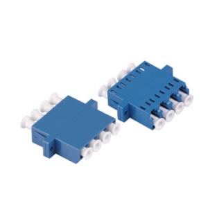Buy cheap LC OM3 Quad optical fiber adapter for Optic LAN Blue / Beige / Aqua from wholesalers
