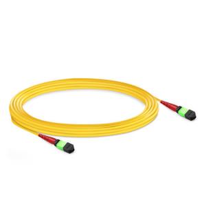 Buy cheap 10m (33ft) 24 Fibers Female to Female MTP Trunk Cable Polarity A Plenum (OFNP) OS2 9/125 Single Mode for 100G CPAK LR Connectivity from wholesalers