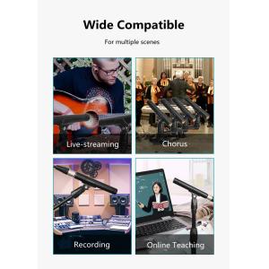 Lightweight 201g Studio Condenser Microphone For Online Teaching