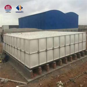 Buy cheap 7500L/Hour FRP GRP 400m3 Insulated Water Tank for Temperature Sensitive Applications from wholesalers