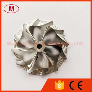 Buy cheap TD04HL reverse 47.00/66.00mm 6+6 blades high performance turbo Milling/aluminum 2618/billet compressor wheel from wholesalers