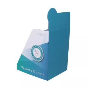 Retail Cardboard Countertop Display 2 Layers Flat Packing OEM / ODM