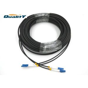 Buy cheap Customized LC UPC Simplex Armoured / Fiber Optic JumperOptical Fiber Cable / Fiber Optic Patch Cord from wholesalers