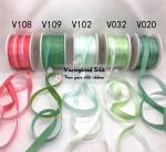 Buy cheap 7mm variegated silk ribbon,multicolor ribbon,rainbow 100% silk ribbon,ribbon,embroidery ribbon from wholesalers