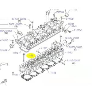 China VHS111852261 Cylinder Head Bolt Sk350-8 Kobelco Engine Parts on sale