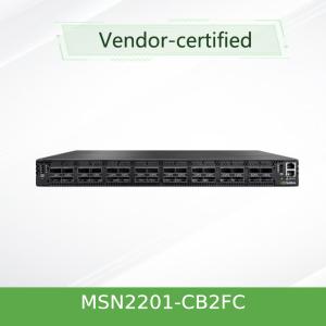 Buy cheap Mellanox MSN2201-CB2FC Nvidia Spectrum Based 1gbase-T/100gbe 1u Open Ethernet Switch with Cumulus Linux, 48 RJ45 Ports and 4 Qsfp28 Ports from wholesalers