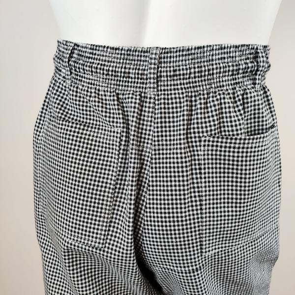 High quality popular fashionable Yarn dyed checked chefs pants uniform classic restaurant uniform for waiter