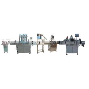 Inline Filling Machine 4 Nozzles Liquid Filling Machine Automatic Overflow