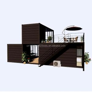 Buy cheap Outdoor Luxury Two Bedroom Modern Design Prefab Container House with Flat Pack Steel and Sandwich Panel Outdoor from wholesalers