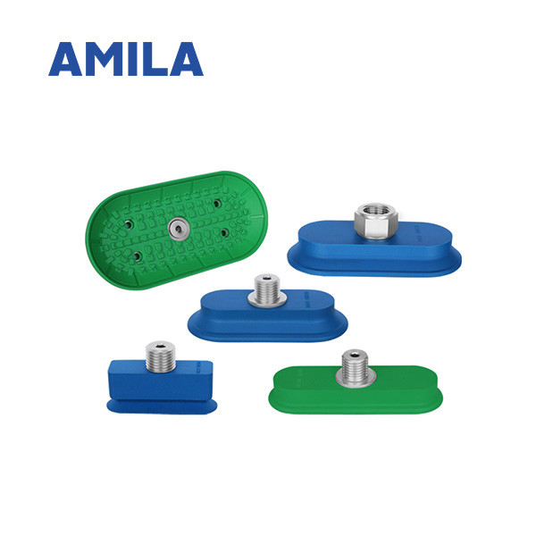 Buy cheap Flat Oval Vacuum Cups Groove Structure Design MAOF For Handling Metal Plate from wholesalers