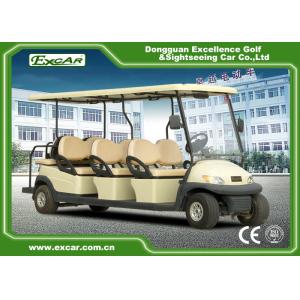 Buy cheap 48V 3.7KW 8 Seater Golf Buggy / Electric Sightseeing Car With Deep Cup Holders from wholesalers